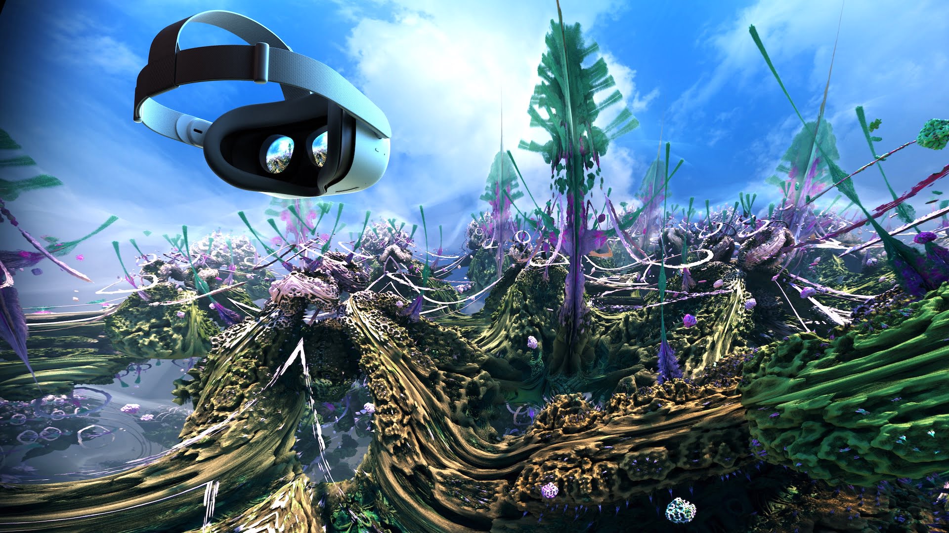 Ce film VR est un voyage époustouflant à travers des paysages fractals