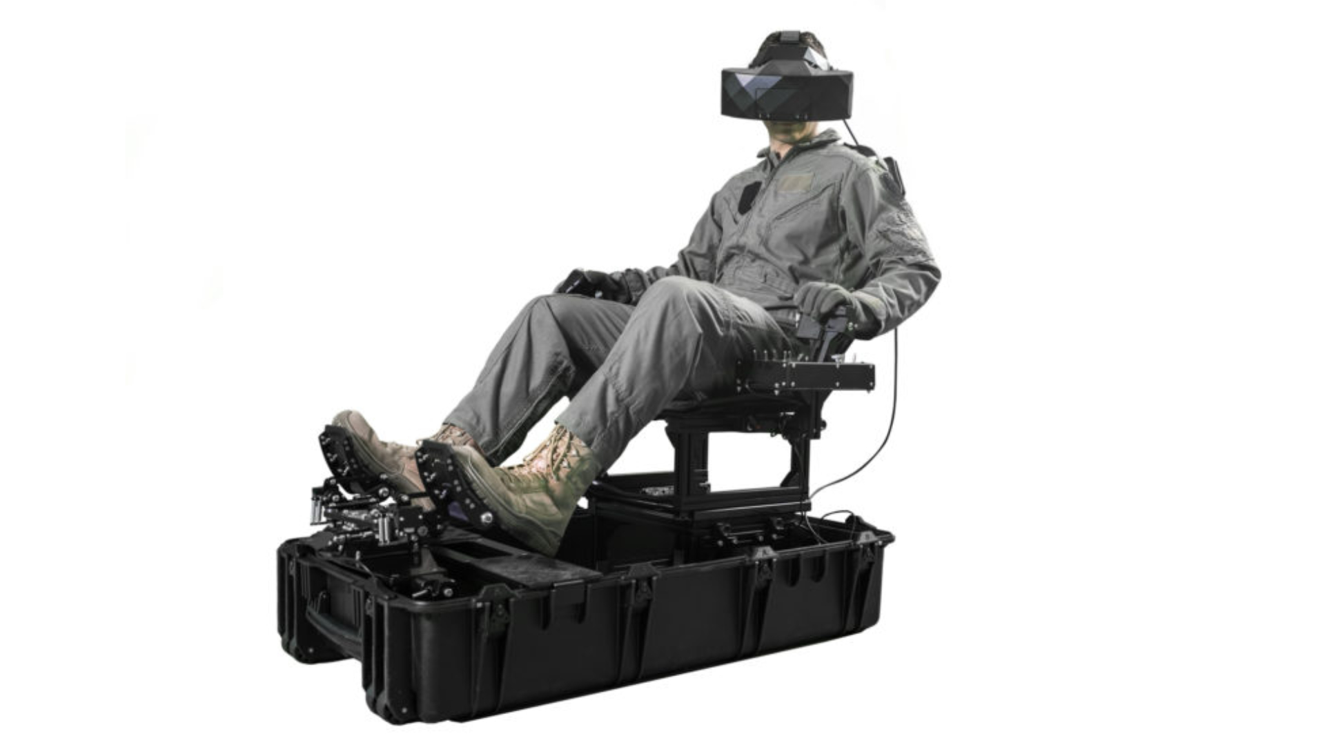 Ce simulateur de vol en réalité virtuelle tient dans une valise