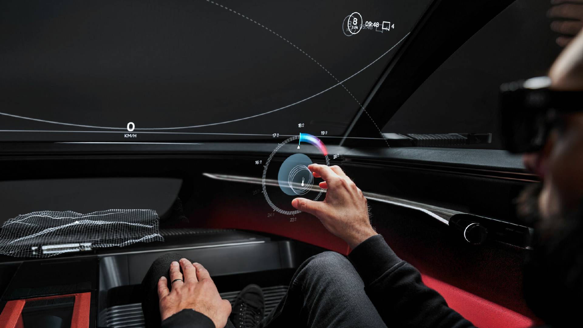 Concept-car avec aménagements AR