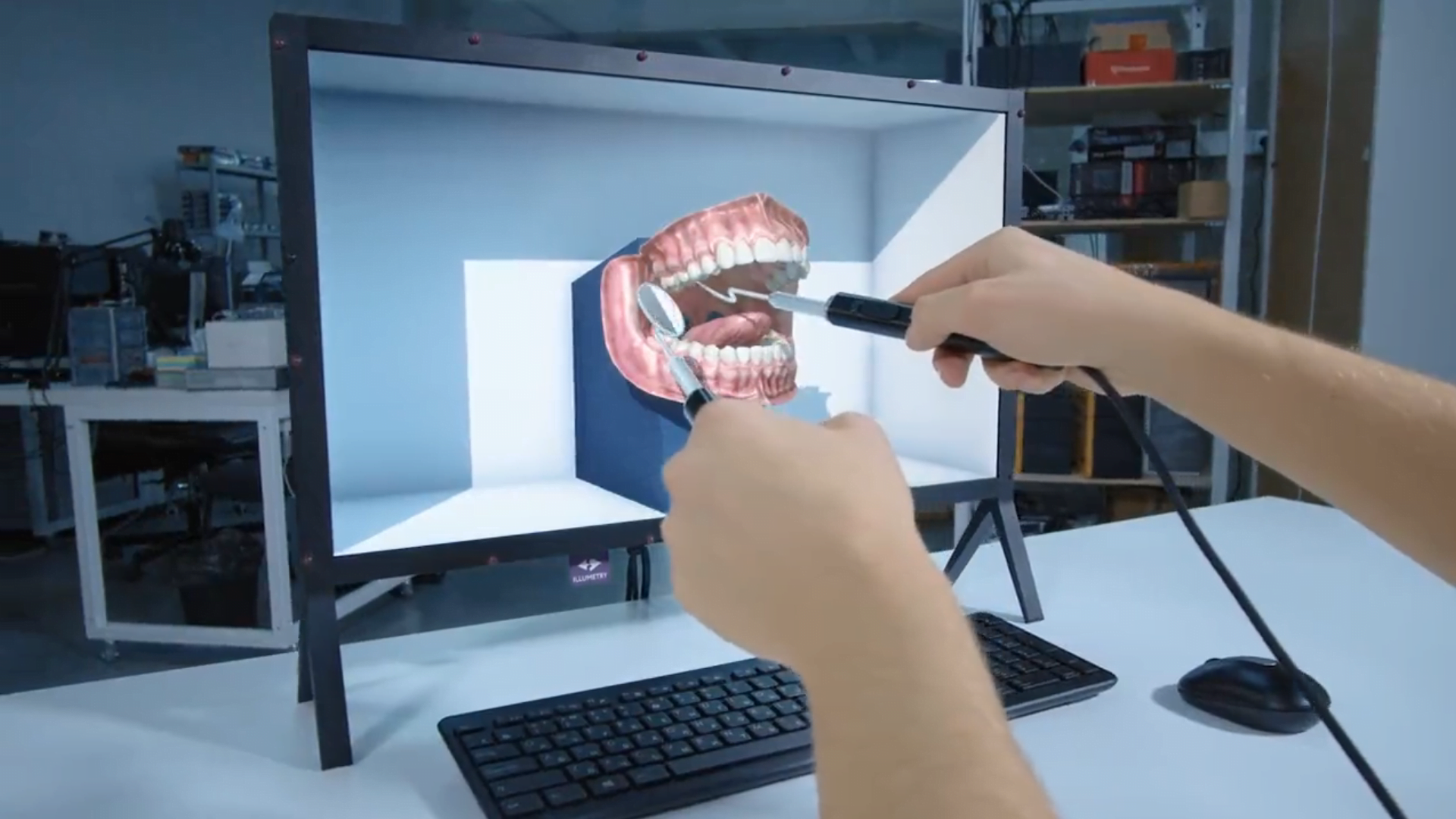 L'écran Illumetry IO XR ne nécessite pas de casque VR pour la 3D