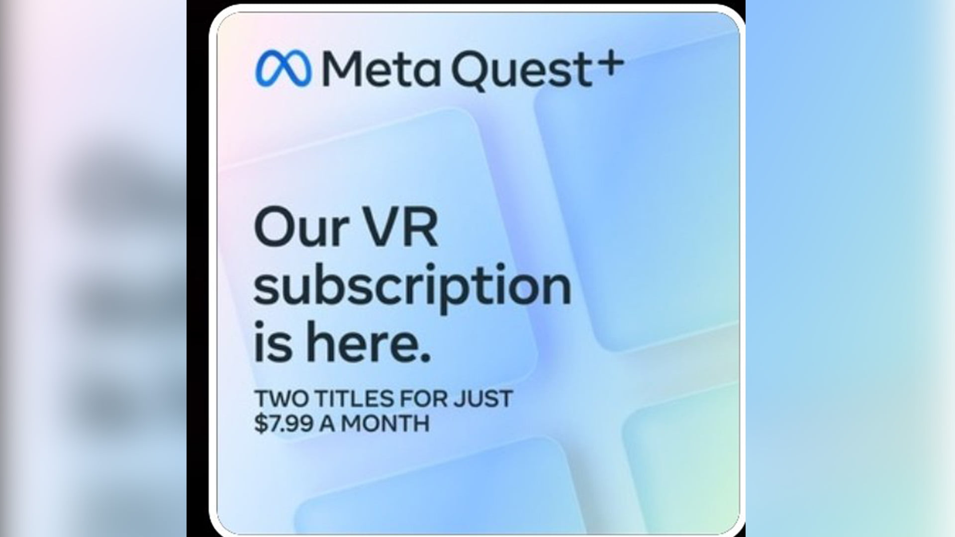 Une nouvelle fuite indique le nom et le prix de l'abonnement Meta Quest VR