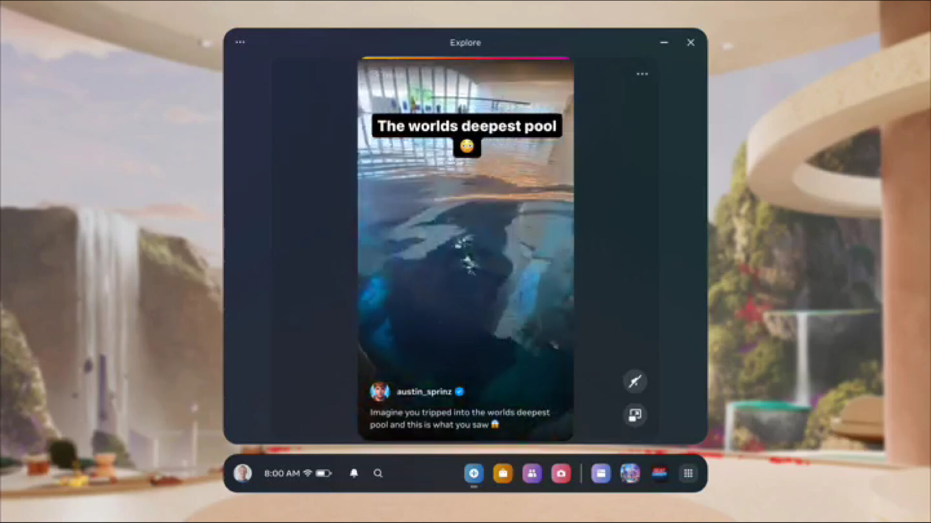 Vous pourrez bientôt publier vos bobines Instagram dans Meta Quest 2
