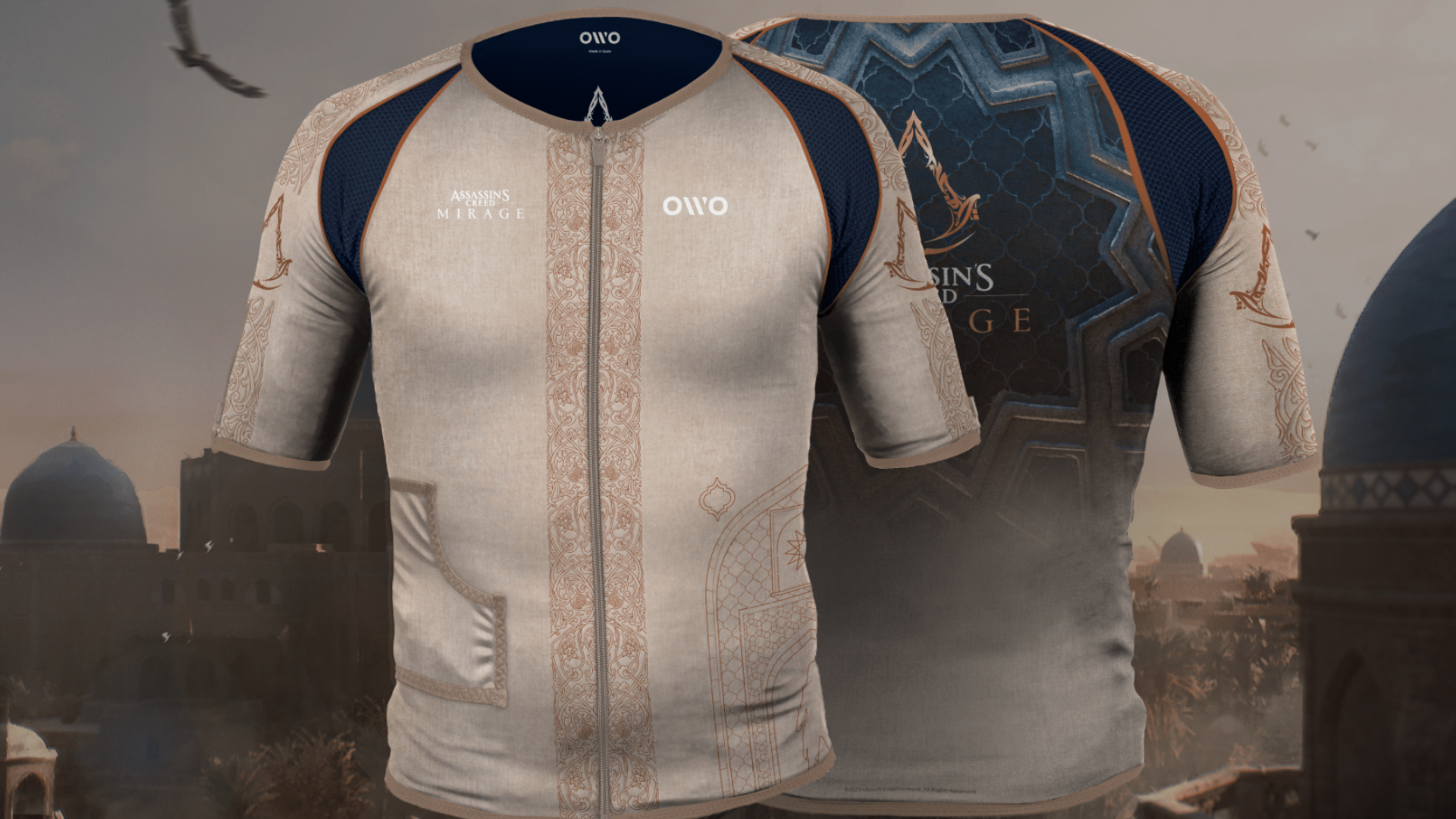 La chemise haptique Assassin's Creed Mirage rend le jeu tangible