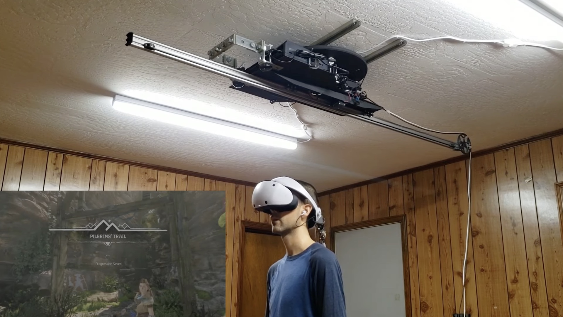 Le câble PSVR 2 vous dérange ?  Ce fan a construit une grue folle pour y faire face