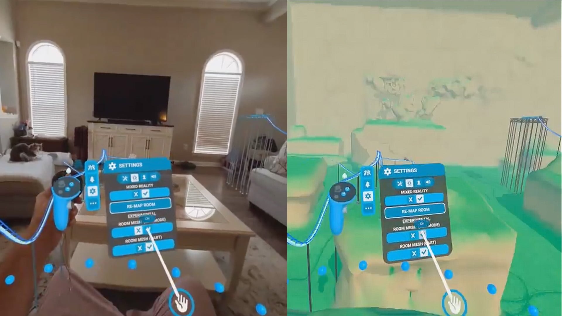 Ce jeu Quest 3 vous permet de faire un tour de montagnes russes à travers votre propre appartement
