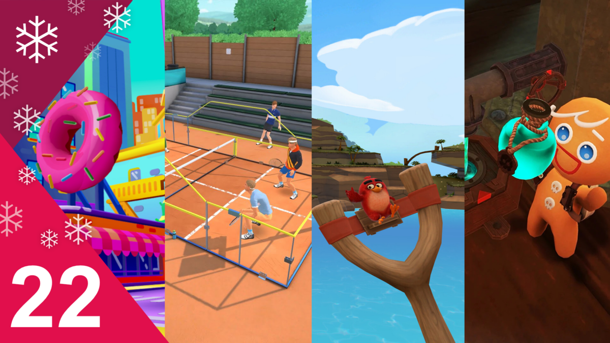 Gagnez 4 jeux VR pour Meta Quest dont Racket Club dans le calendrier de l'Avent MIXTE