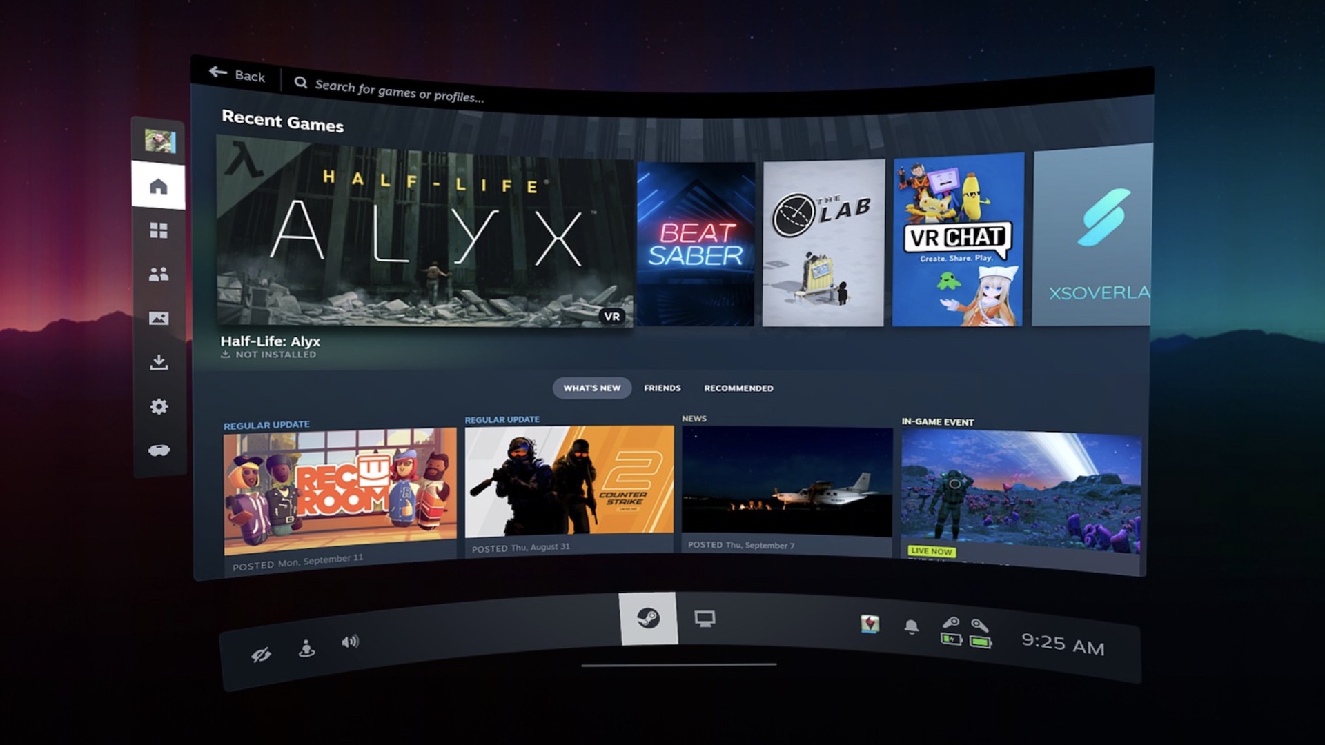 Steam Link pour Meta Quest permet la diffusion directe de jeux PC VR