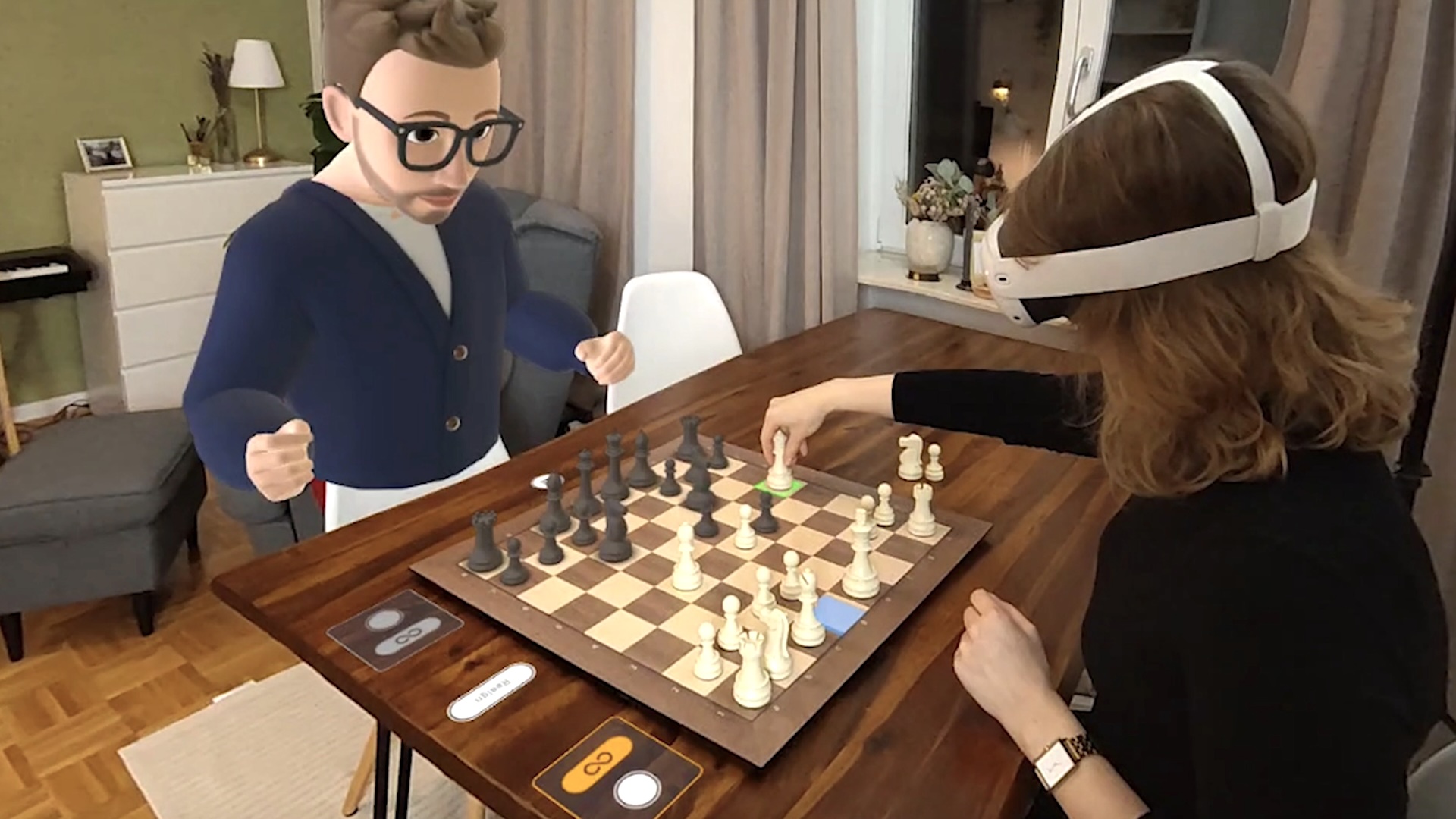 MR Chess on Quest 3 est une superbe vitrine de réalité sociale mixte