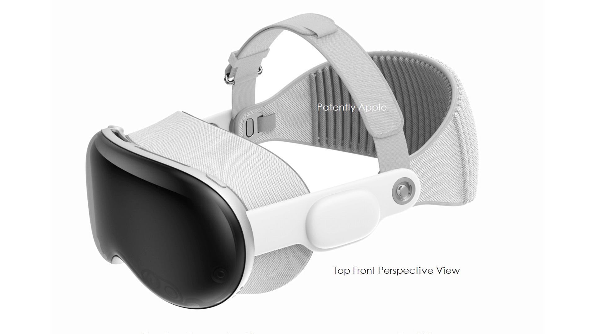 Les brevets de conception montrent en détail la sangle supérieure d'Apple Vision Pro
