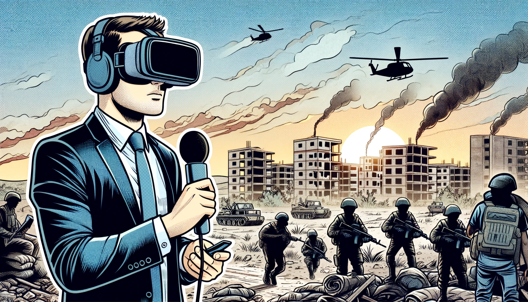 La réalité virtuelle aide les journalistes ukrainiens à se préparer aux zones de guerre dangereuses