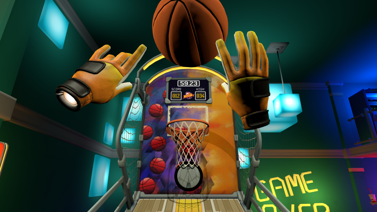 Just Hoops propose du basket-ball VR via le suivi des mains