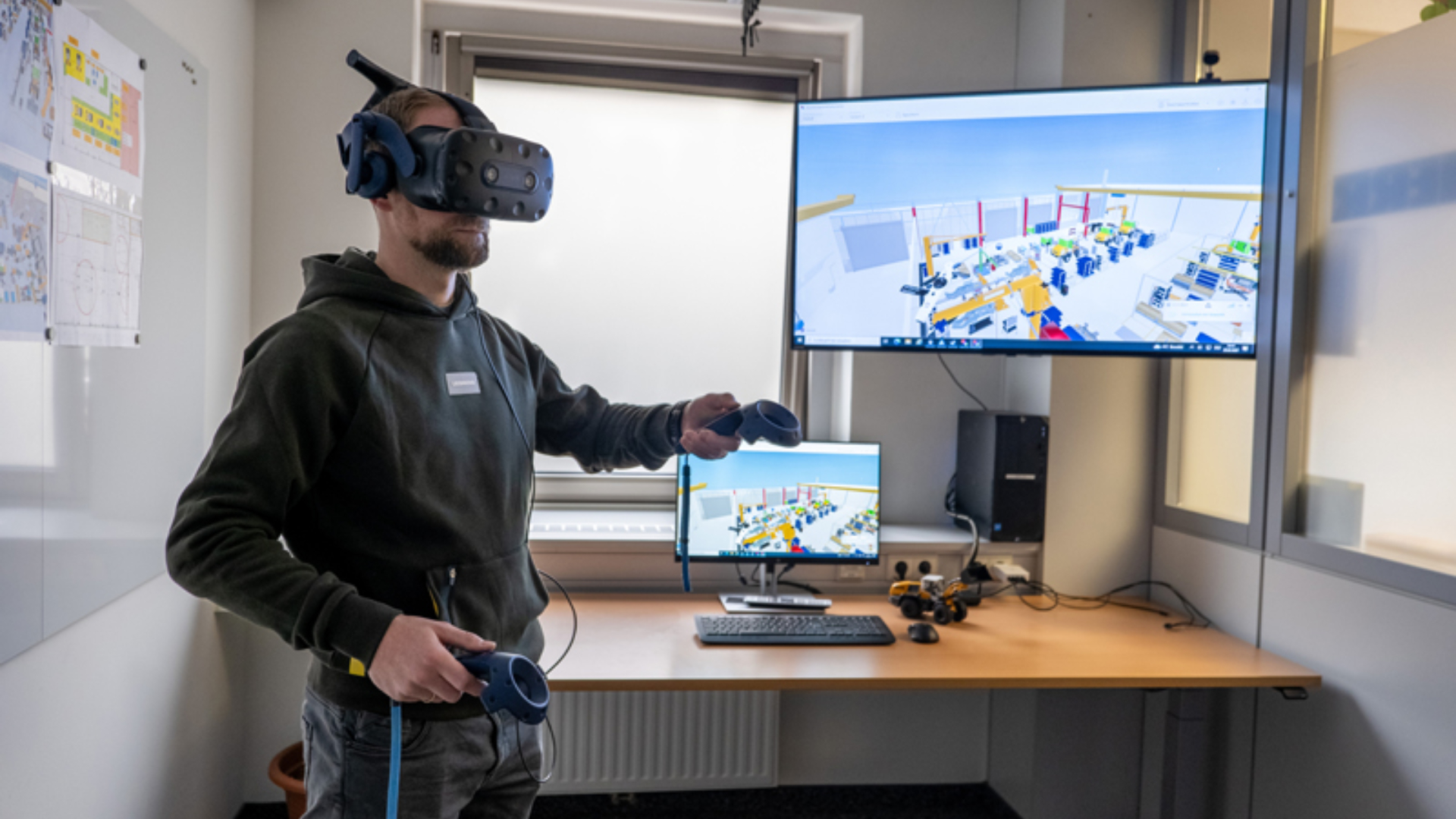 Le groupe industriel Liebherr met en service un hall de production conçu en réalité virtuelle