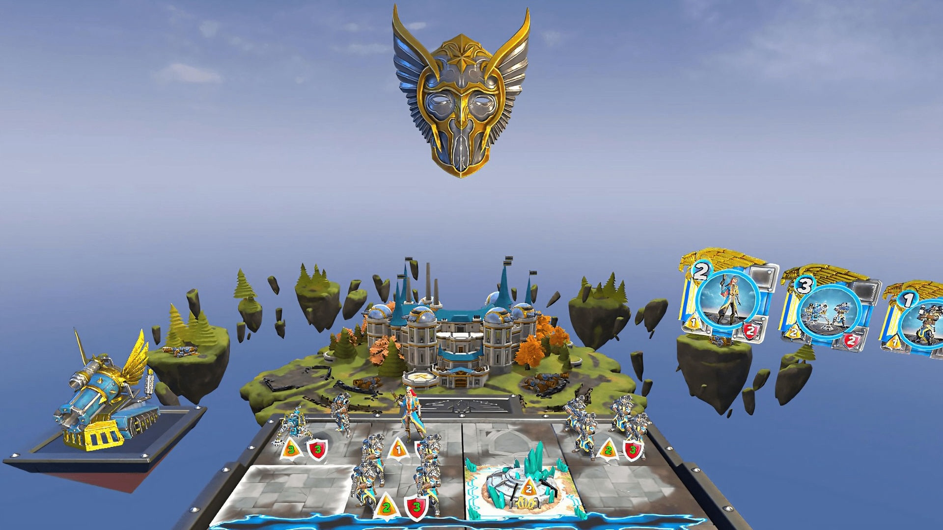 Pratique avec le jeu de cartes "Dragon Front Rising"
