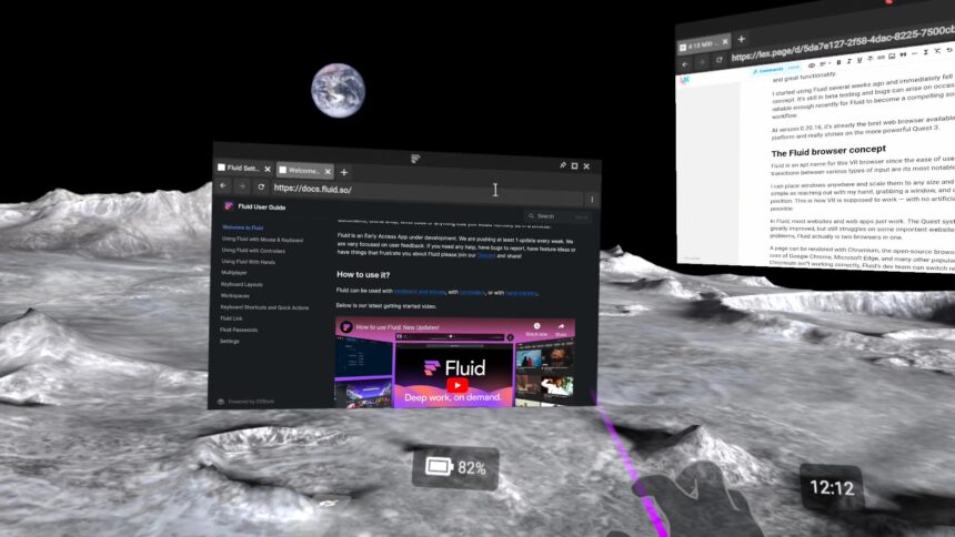 Travailler sur la Lune avec le suivi manuel de Fluid.