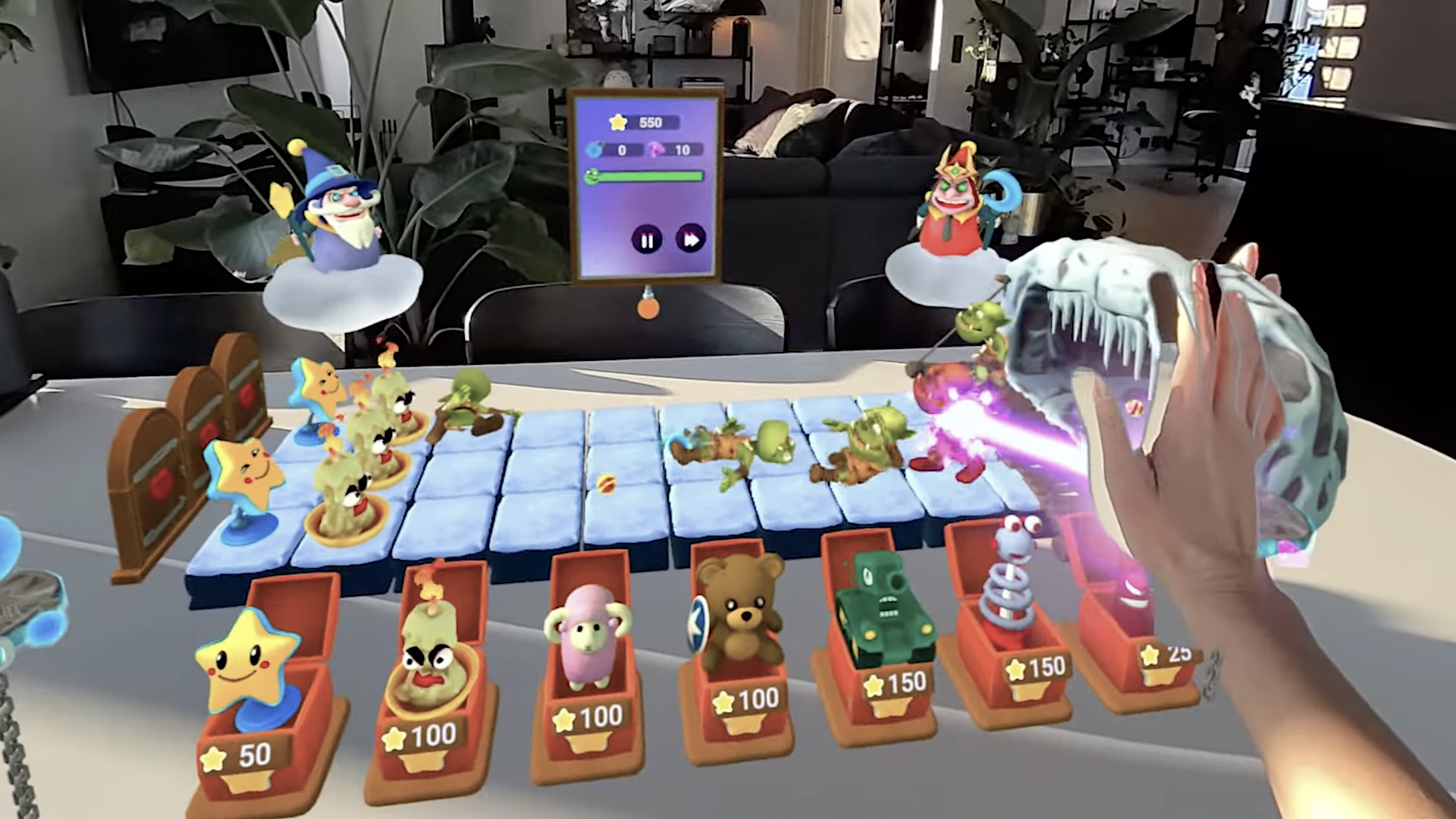 Toy Monsters on Quest 3 m'a fait croire aux jeux occasionnels de suivi des mains