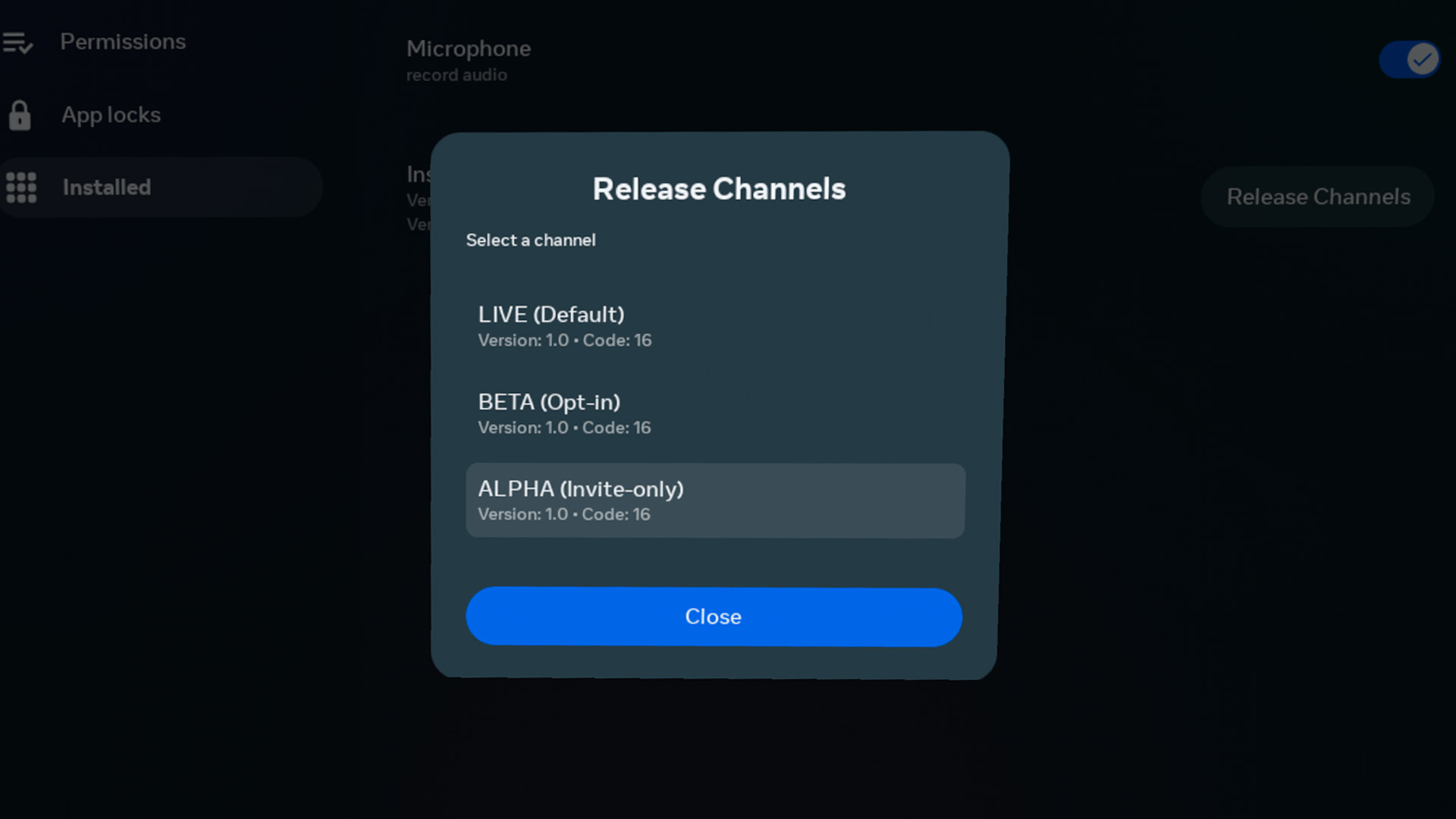 Vous pouvez désormais basculer entre les versions de l'application dans votre casque Quest