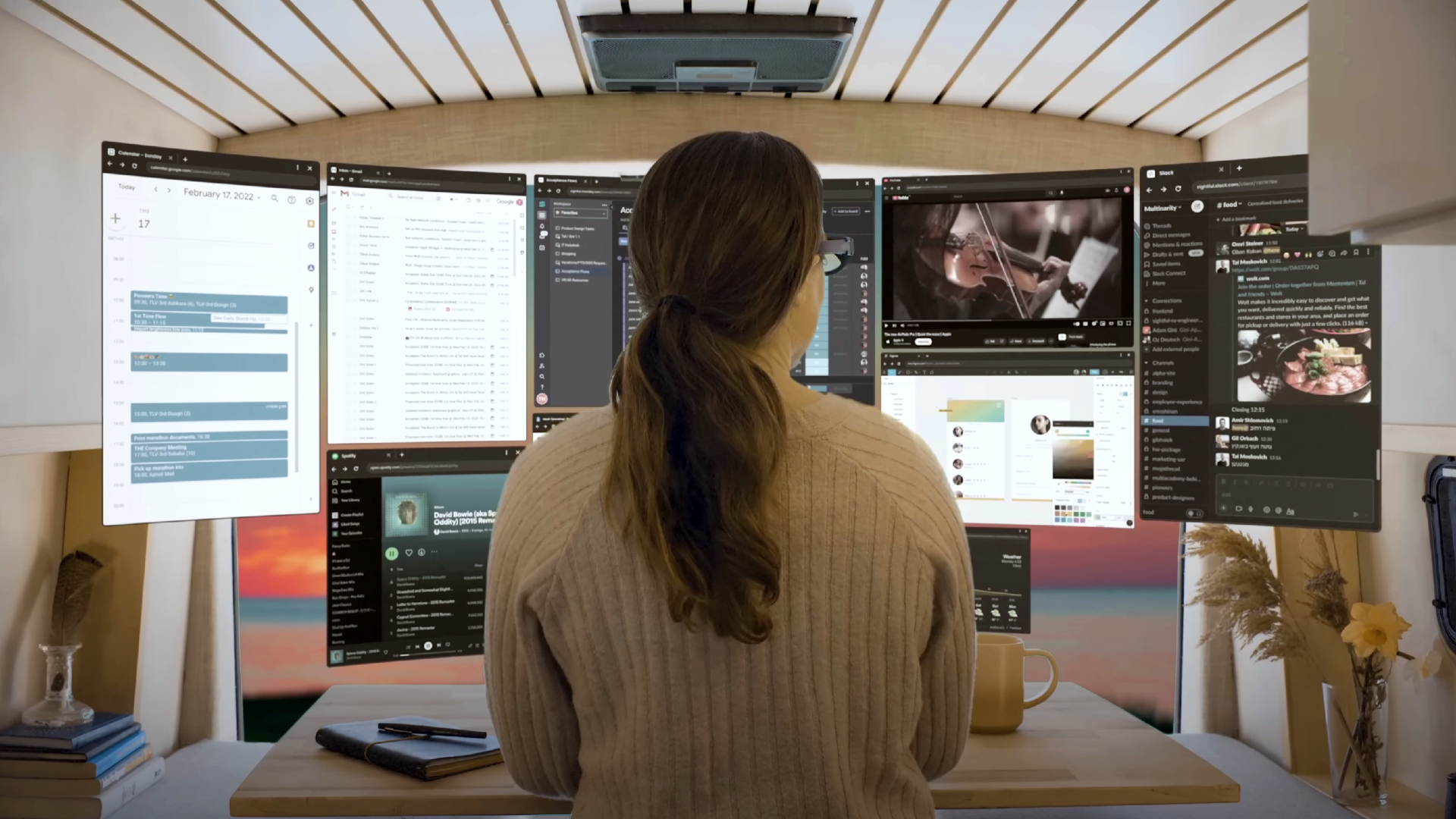 Compétition pour Vision Pro ?  L'ordinateur portable AR de Sightful offre une configuration multi-moniteurs portable de 100 pouces