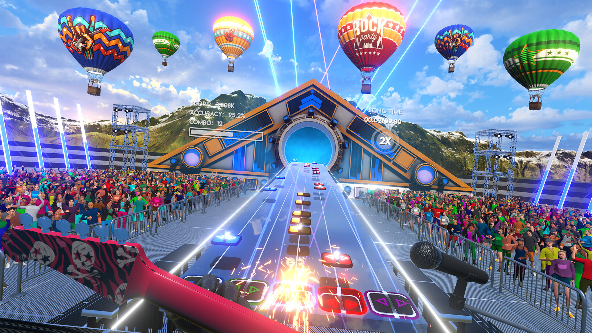 Rocking Legend, c'est Guitar Hero World Tour en réalité virtuelle