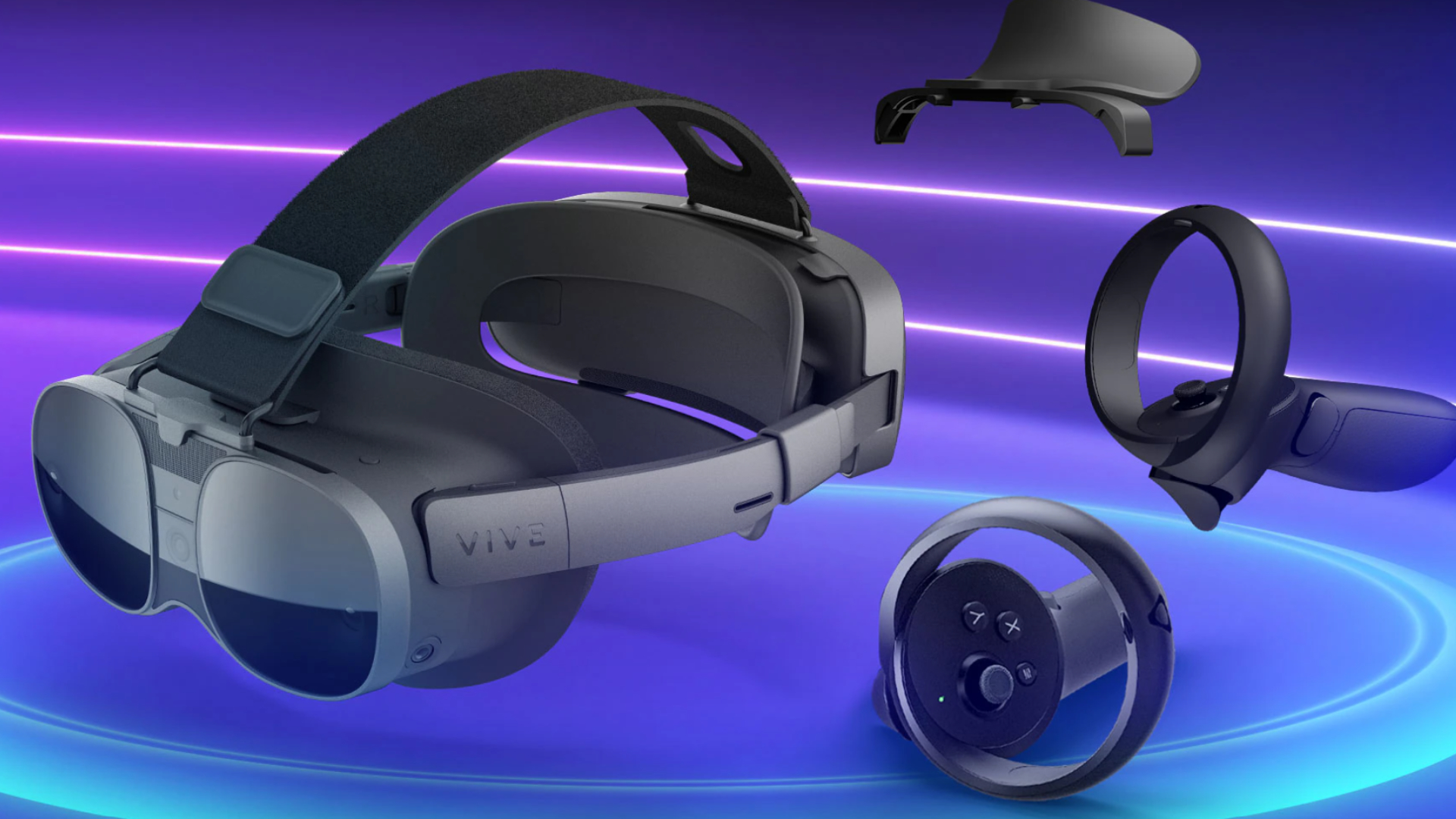 HTC offre un ensemble d'accessoires pour rendre le Vive XR Elite plus confortable à porter