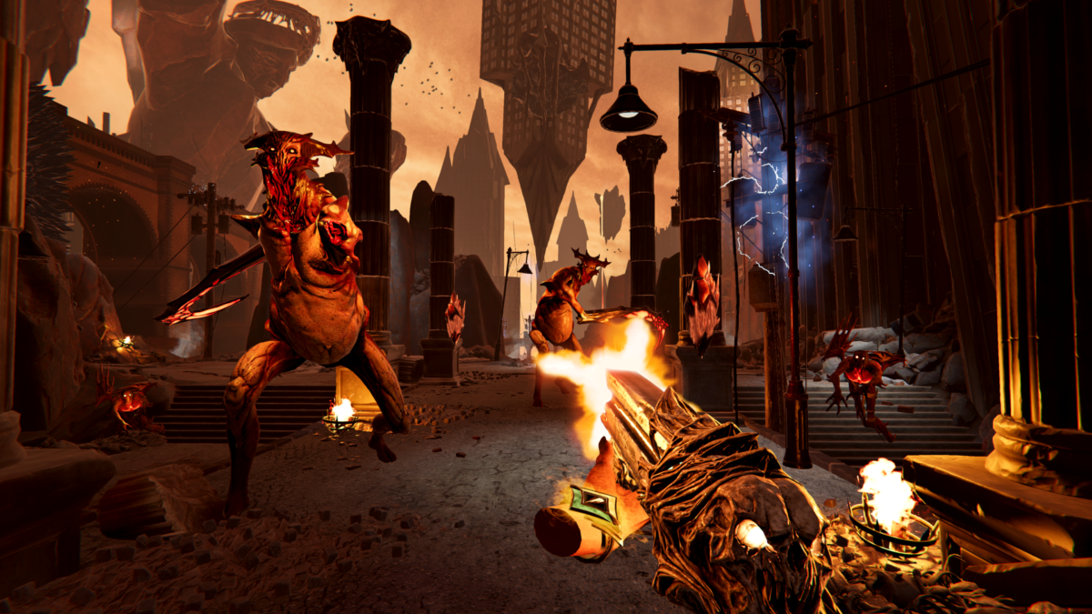 Le jeu de tir rythmique infernal Metal : Hellsinger VR arrive cet automne