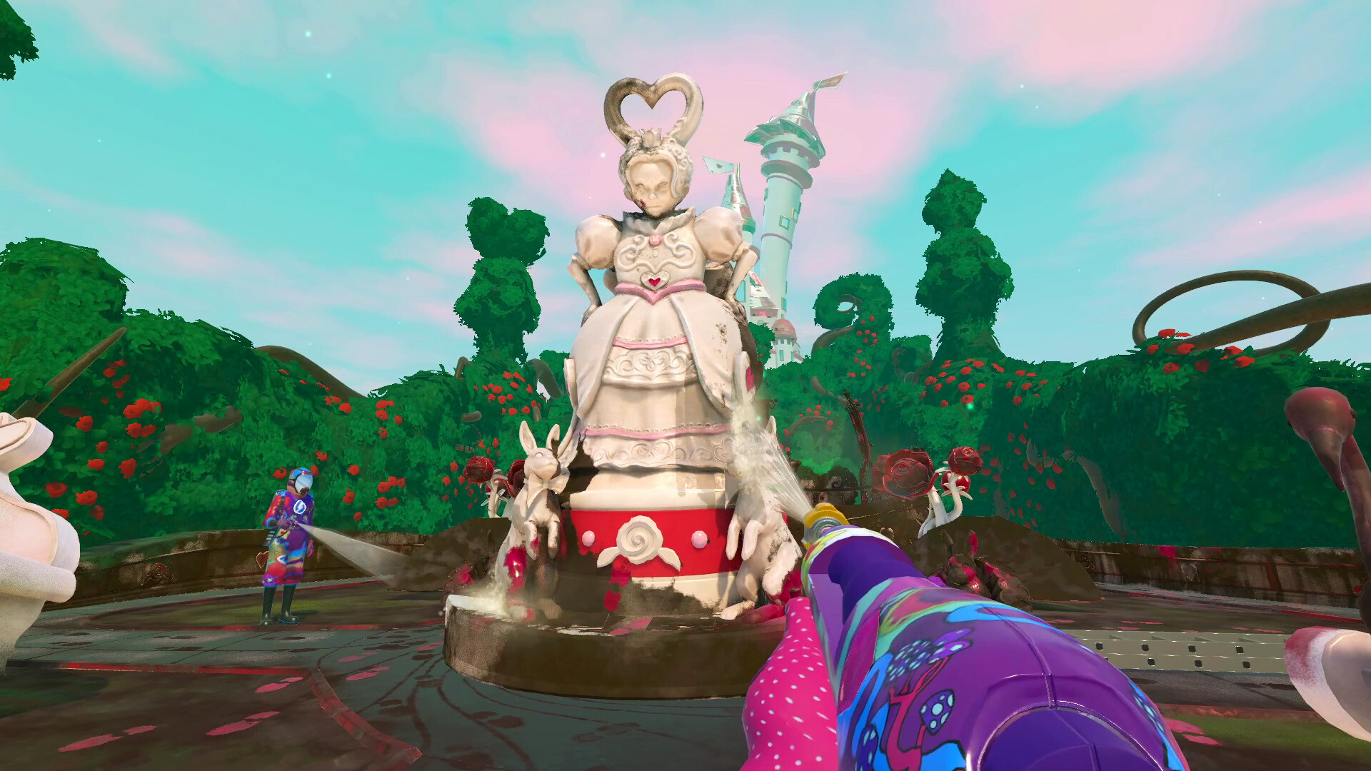 PowerWash Simulator obtient le DLC Alice au pays des merveilles