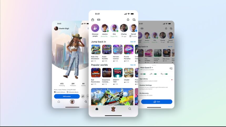 Exemples d'images de la nouvelle application pour smartphone.