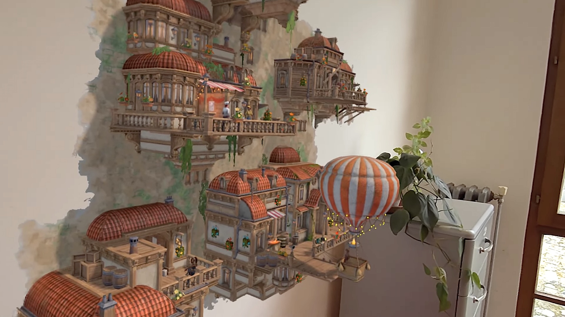 Le jeu de réalité mixte Wall Town Wonders ressemble à de la pure magie