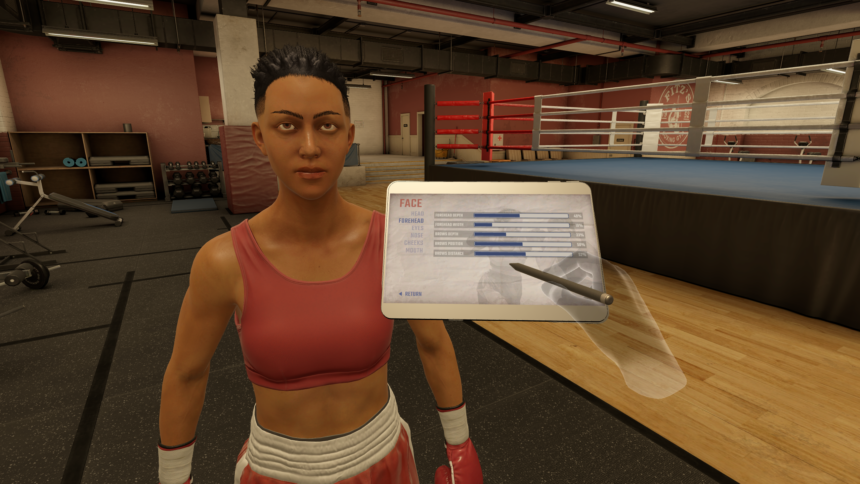 Écran de personnalisation de l'avatar