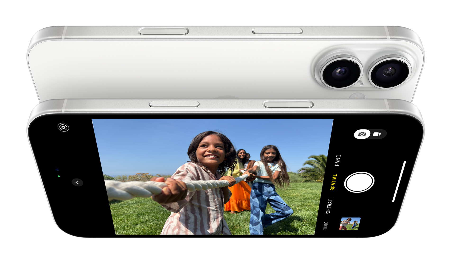 Avec l'iPhone 16, les vidéos et photos spatiales sont désormais une fonctionnalité standard