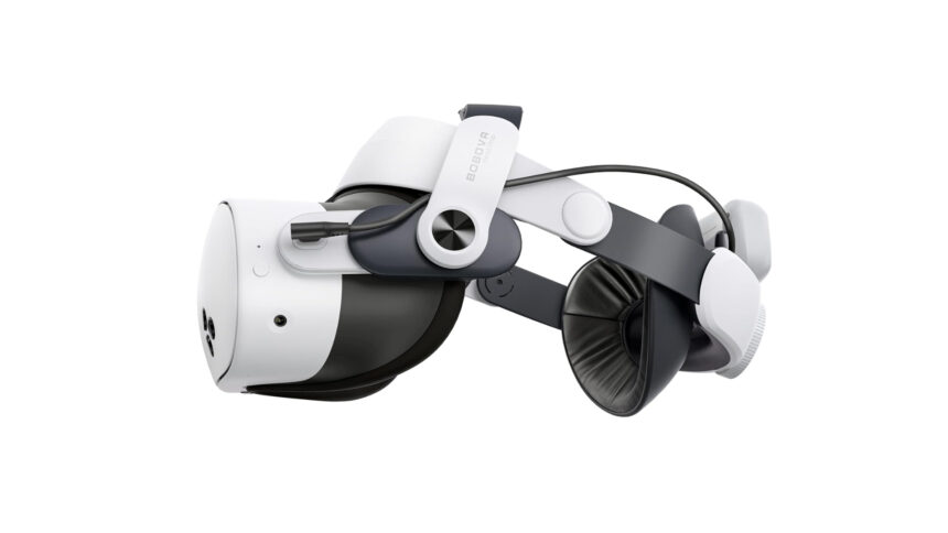 Le BoboVR Head Strap M3 est livré avec un coussinet en silicone en nid d'abeille remplaçable pour l'arrière de la tête.