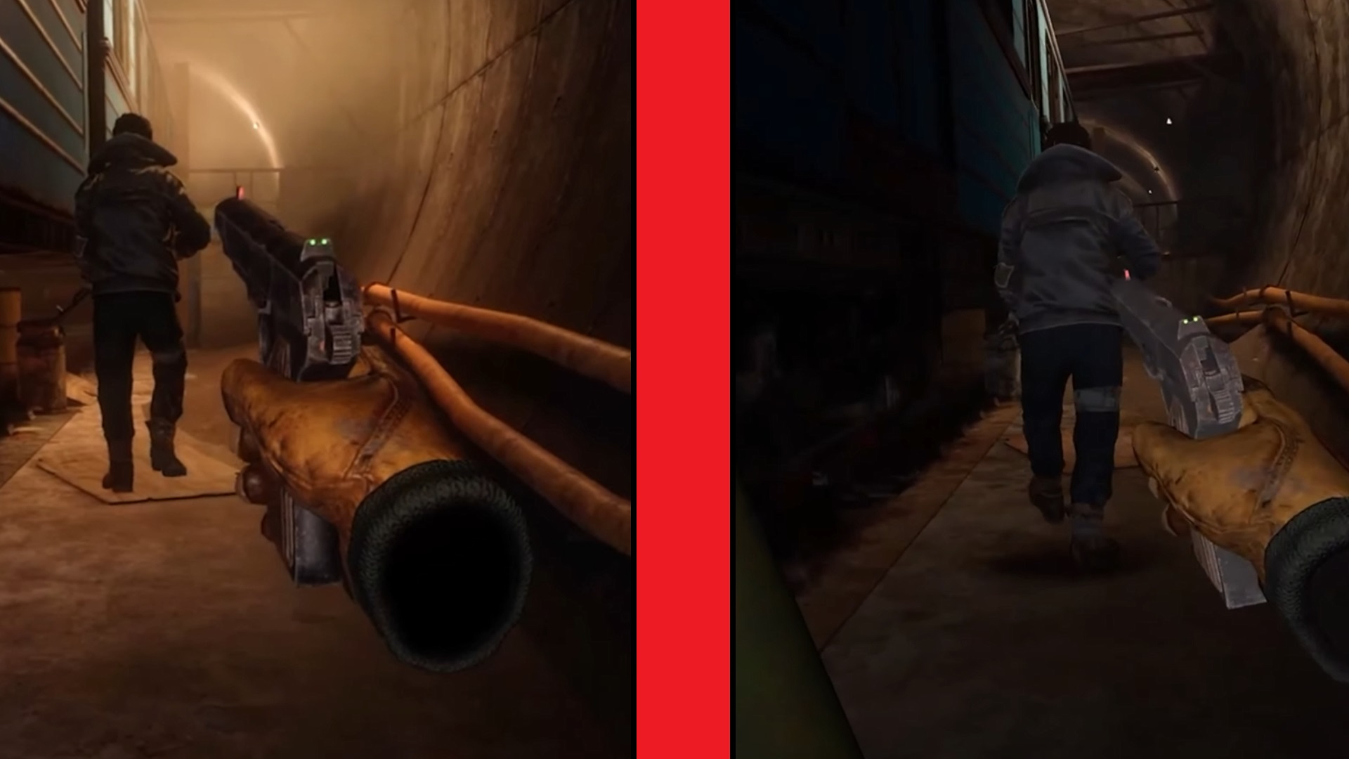Metro Awakening VR dans une comparaison graphique directe