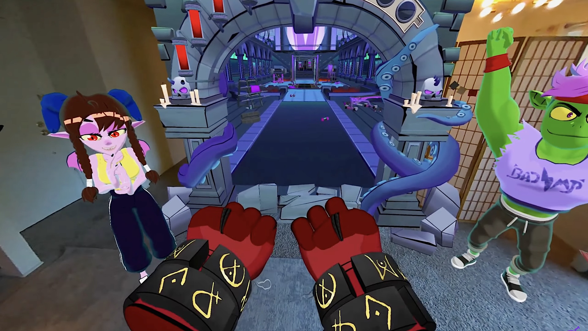Exercise Your Demons est un jeu de fitness en réalité mixte venu de l'enfer