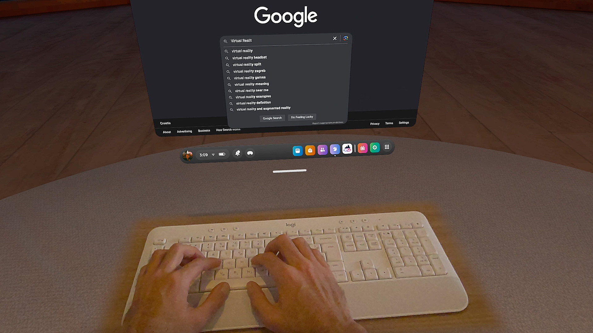 Meta Quest peut désormais afficher votre clavier via passthrough