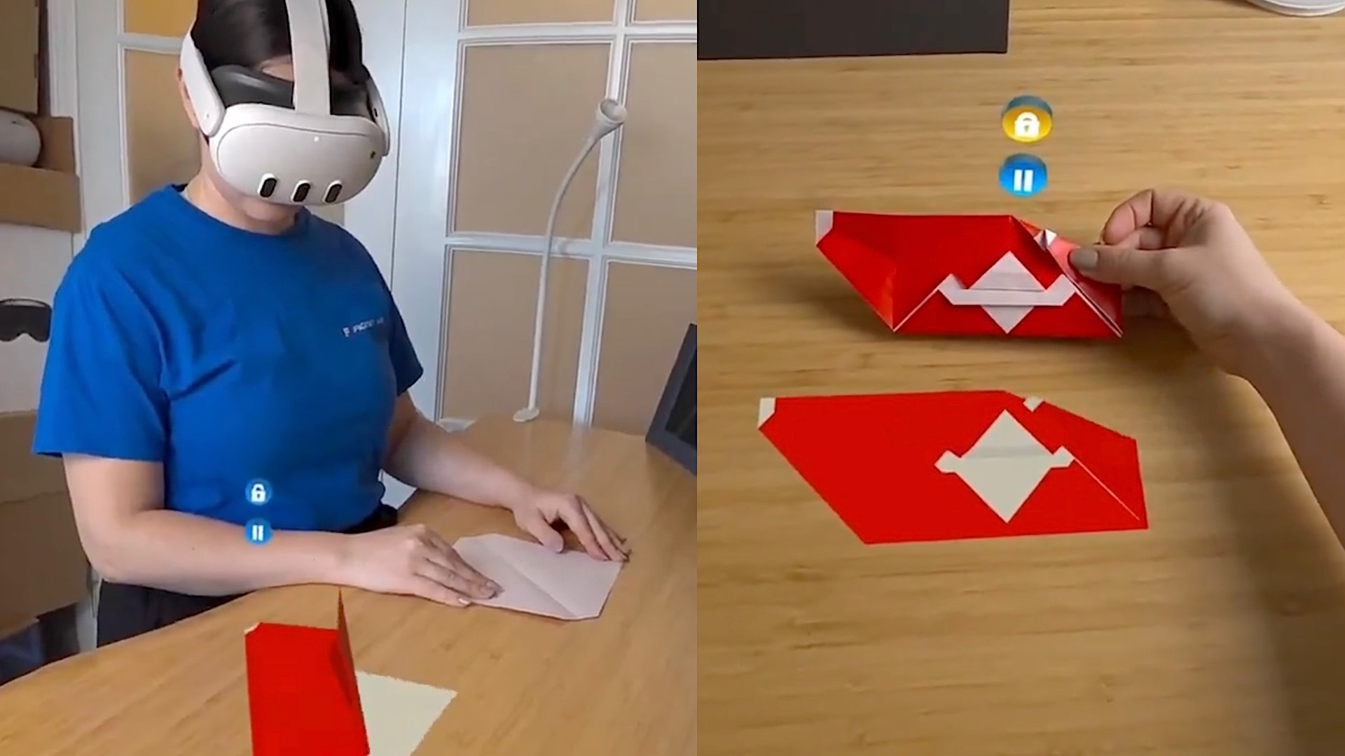 Origami Vision est un concept prometteur de réalité mixte que Meta a rejeté