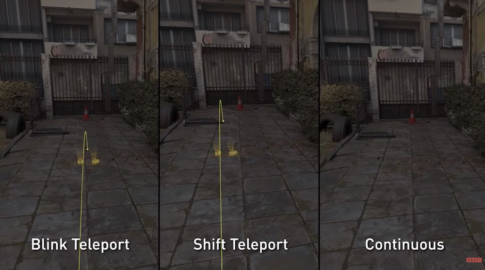 Dans une vidéo, Valve est disponible, comme le VR-Fortbewegung dans Half-Life: Alyx.