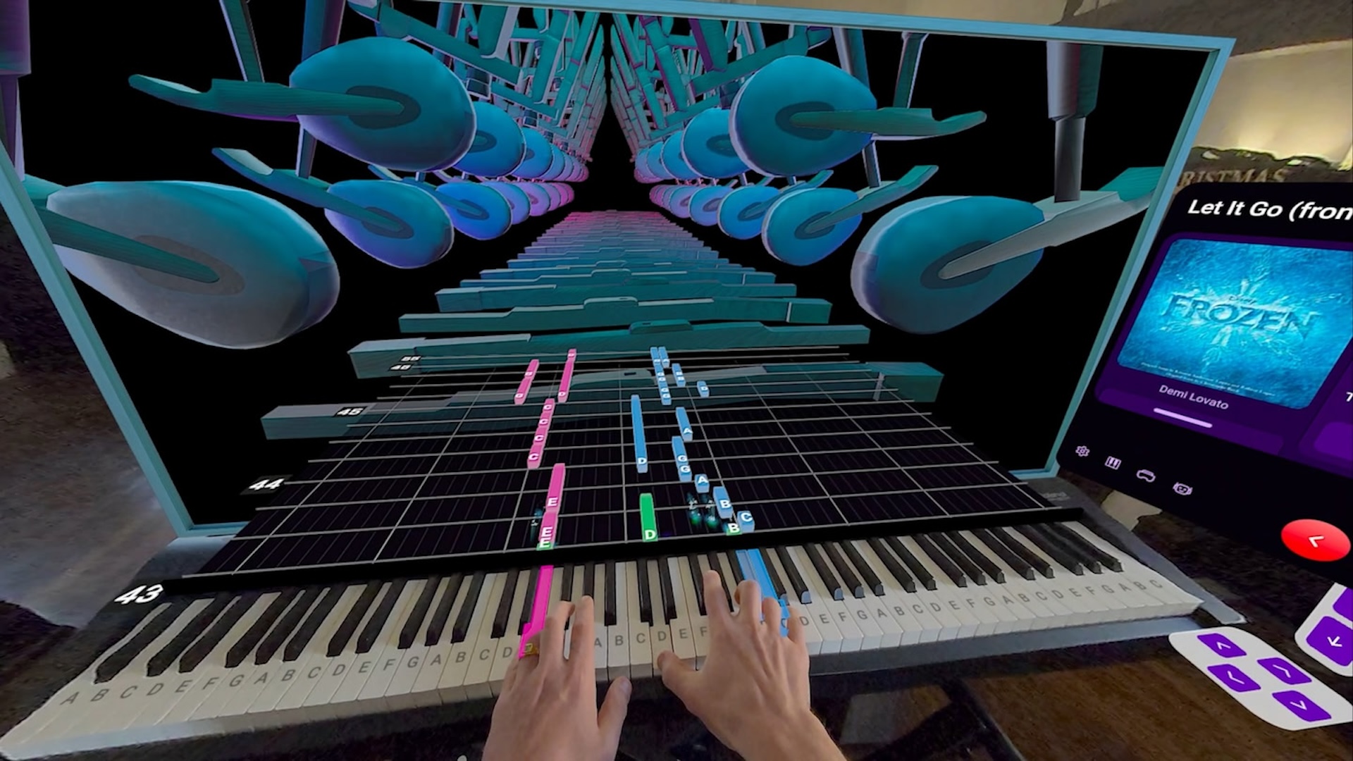 L'application de piano à réalité mixte de Meta Quest reçoit une mise à jour majeure