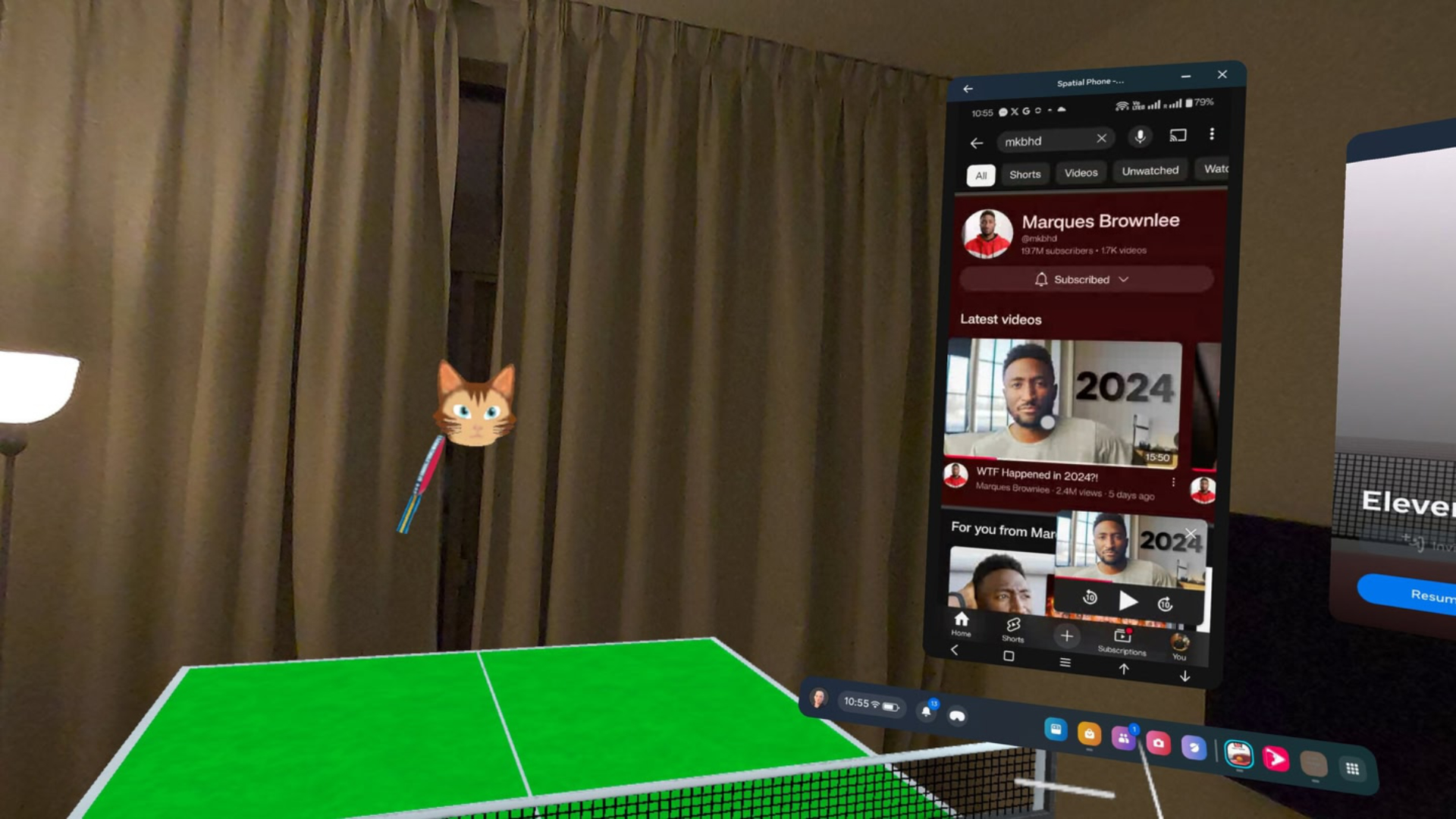 Téléphone spatial pour Meta Quest 3 reflète votre smartphone dans le casque VR