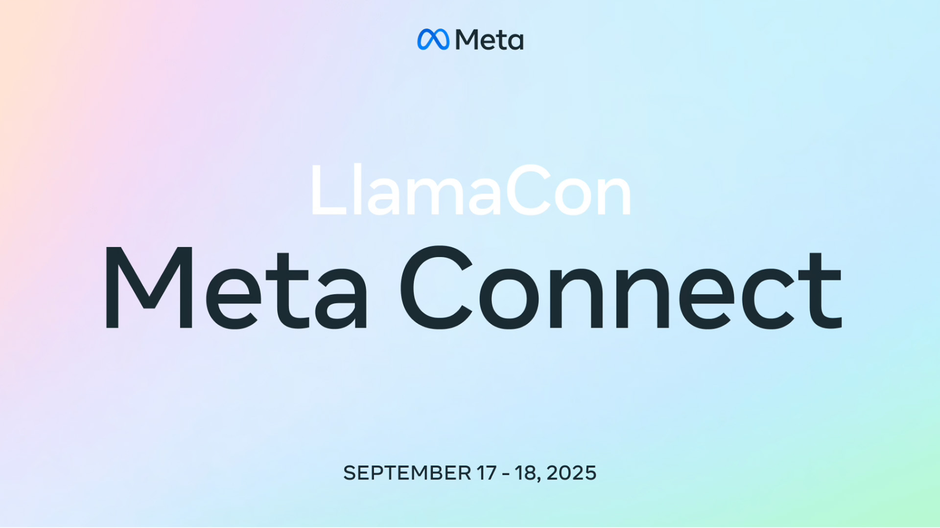 La prochaine Meta Connect aura lieu du 17 au 18 septembre 2025