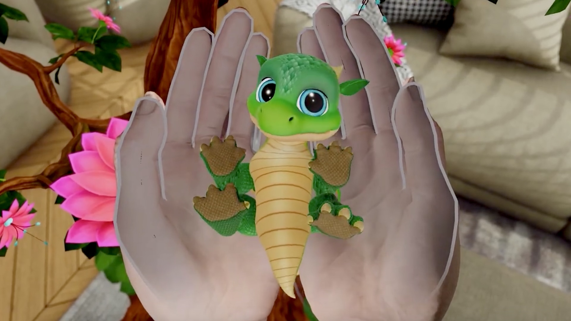 Eggy vous permet d'élever un bébé dragon dans votre maison