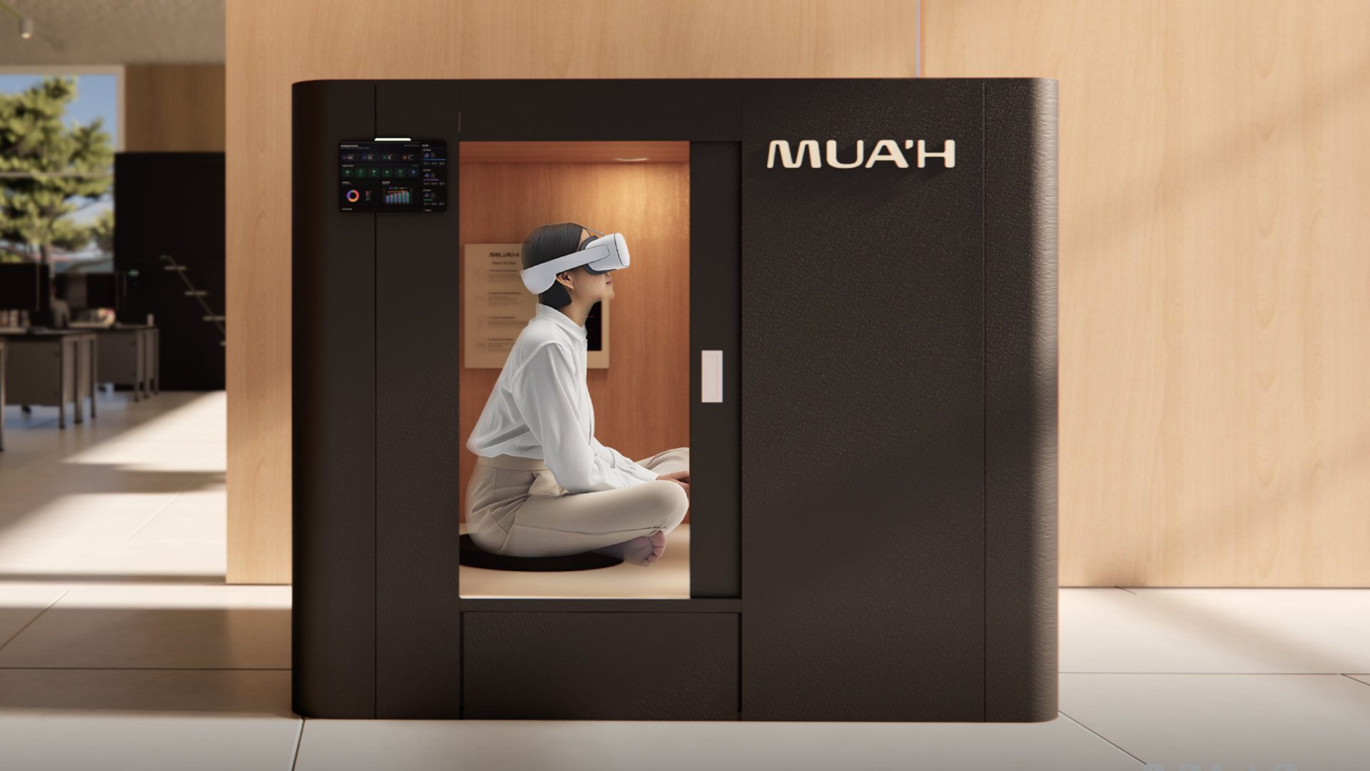 Cette entreprise veut rafraîchir ses employés en les plaçant dans de minuscules modules équipés de casques VR