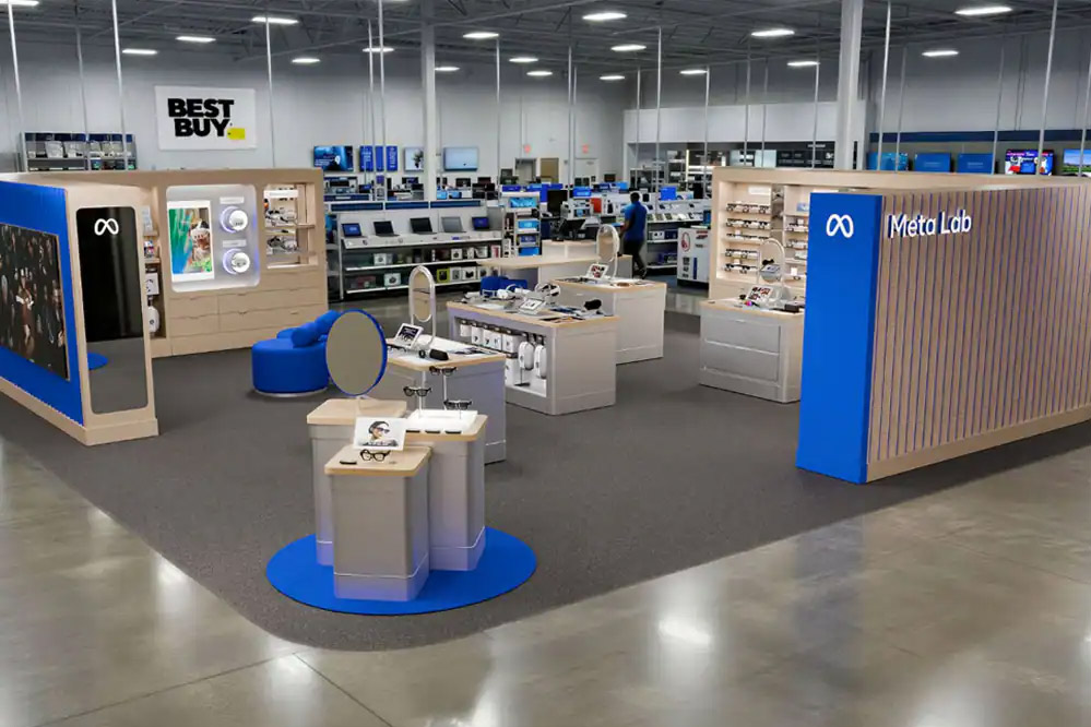 Meta prévoit de nouvelles fenêtres contextuelles Best Buy pour unifier les démos de lunettes AI et de casques VR