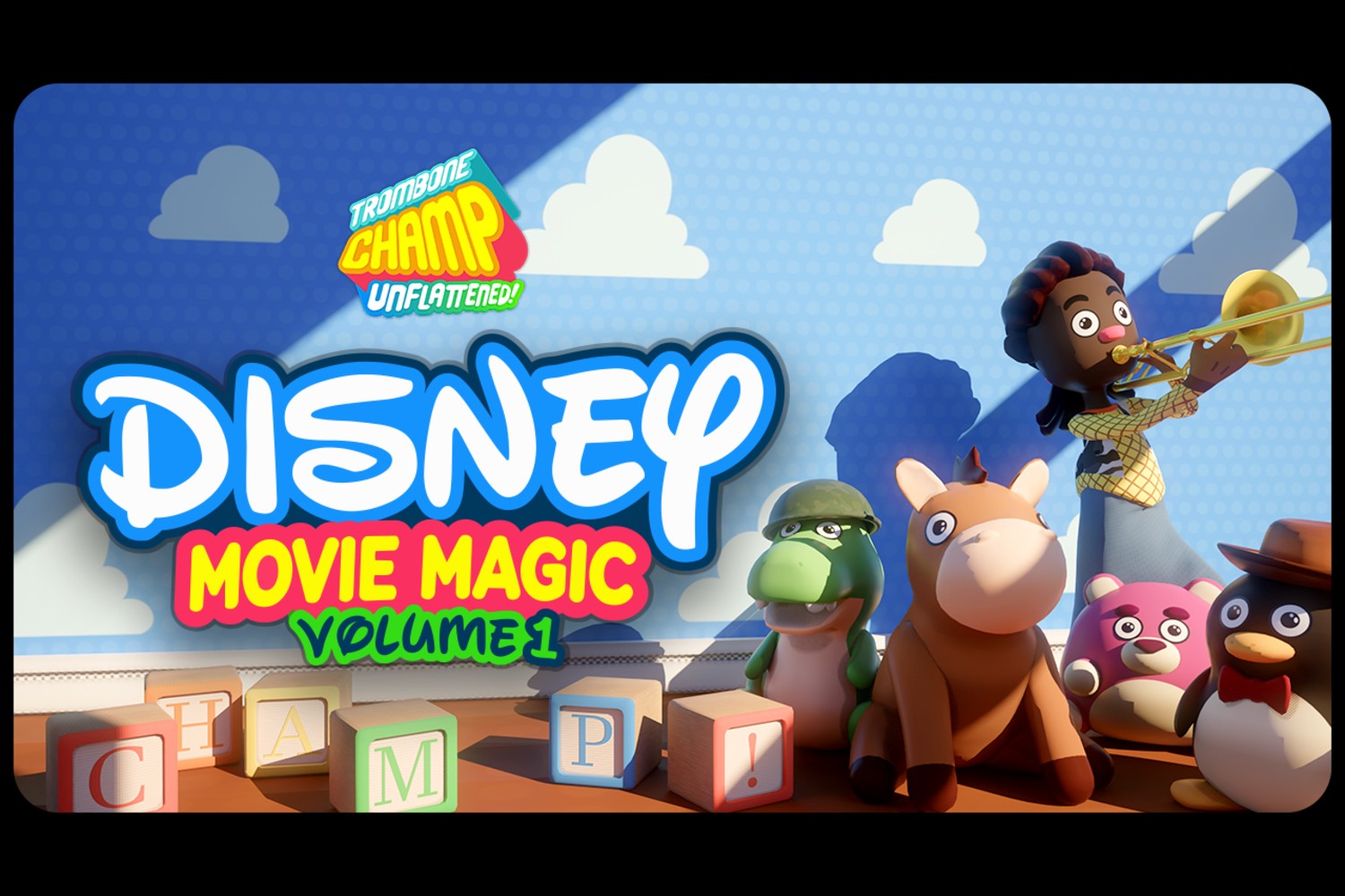Le pack de chansons Disney arrive sur « Trombone Champ » VR en juillet, comprenant les environnements Toy Story et Little Mermaid
