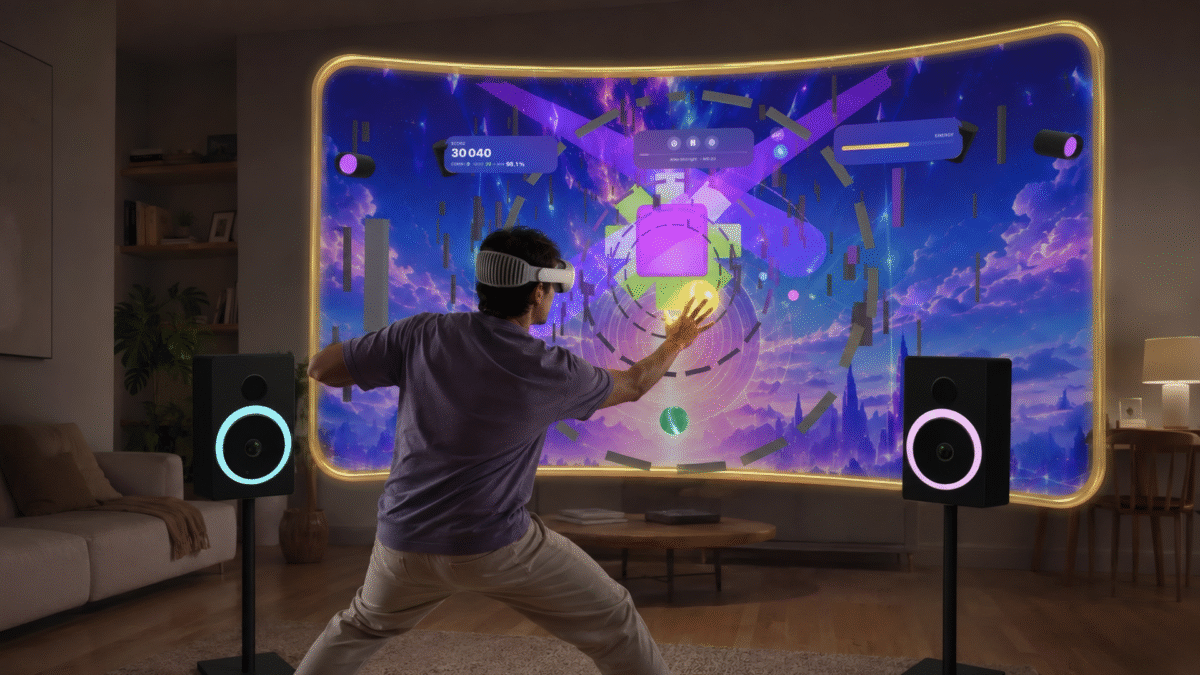Flow Chaser transforme n'importe quelle chanson sans DRM en un niveau de rythme Vision Pro pour 14,99 $