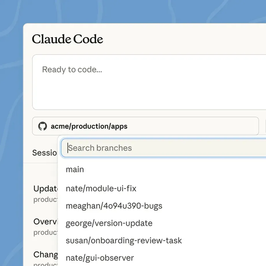 Claude Code exécuté dans un navigateur