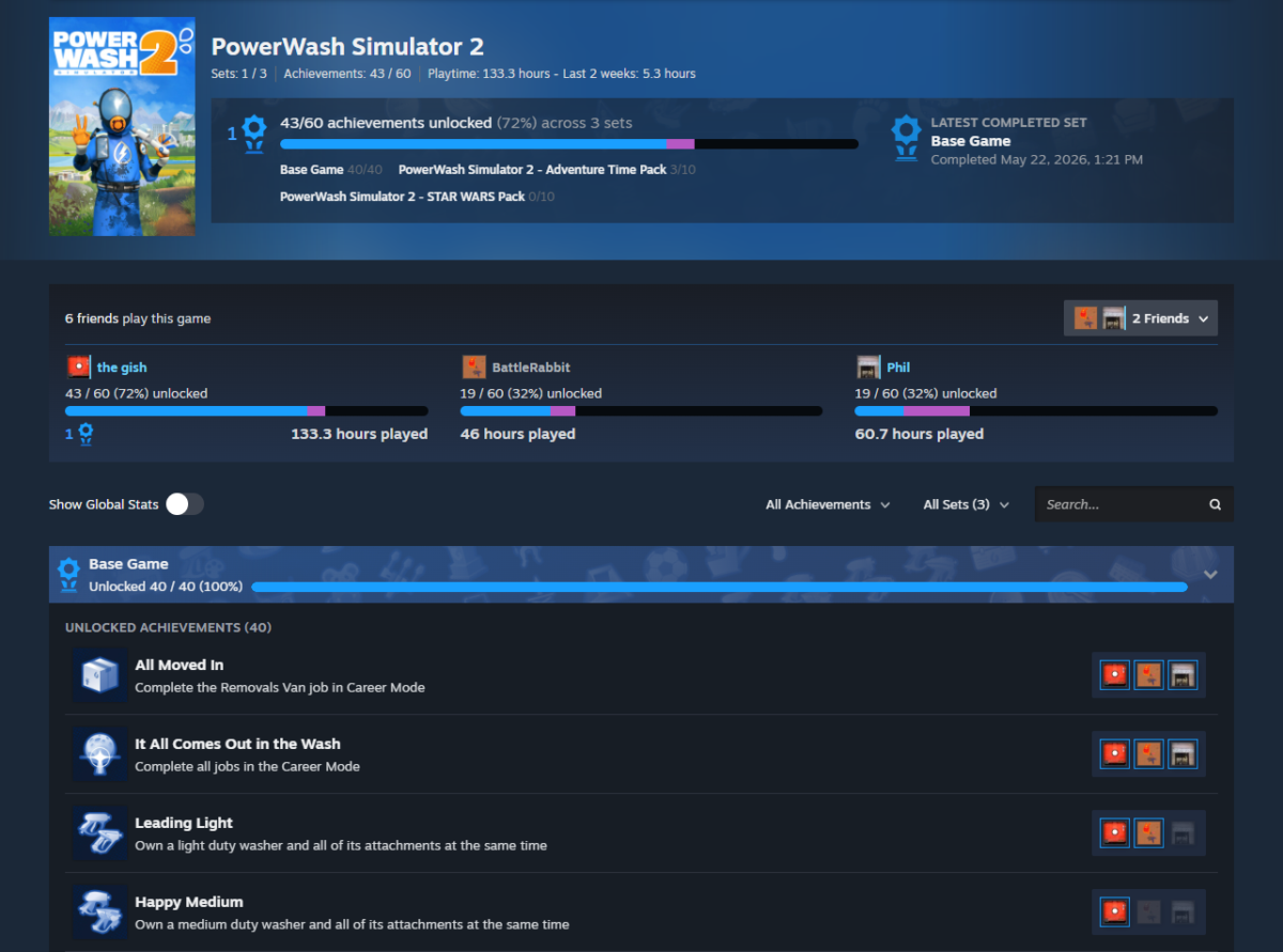 Une image Valve publiée avec la nouvelle page de succès Steam