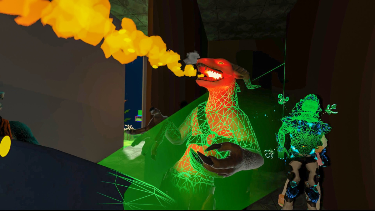 Une troisième capture d'écran de VRChat sur sa propre page de magasin Steam