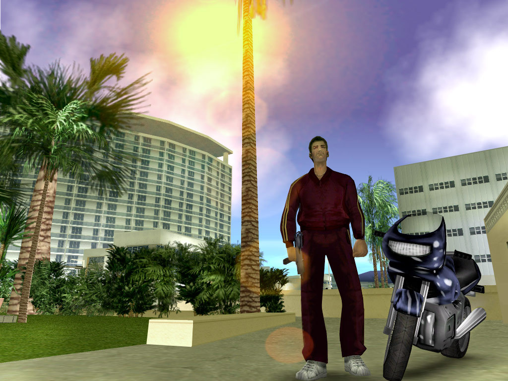 Grand Theft Auto : Vice City comme indiqué sur sa propre page de magasin Steam