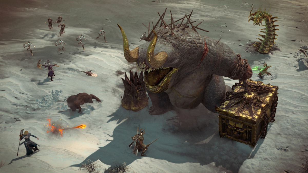 La première capture d'écran dans la galerie du magasin Steam pour Diablo IV