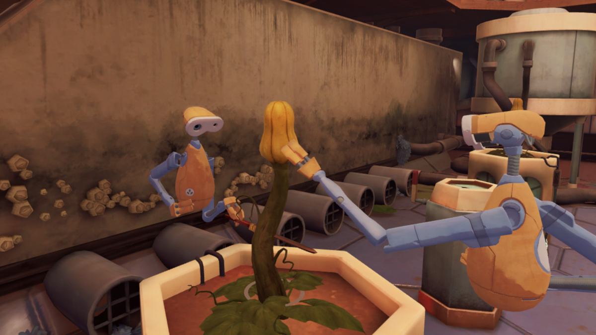 La cinquième des neuf captures d'écran de la page de la boutique Steam de The Last Clockwinder