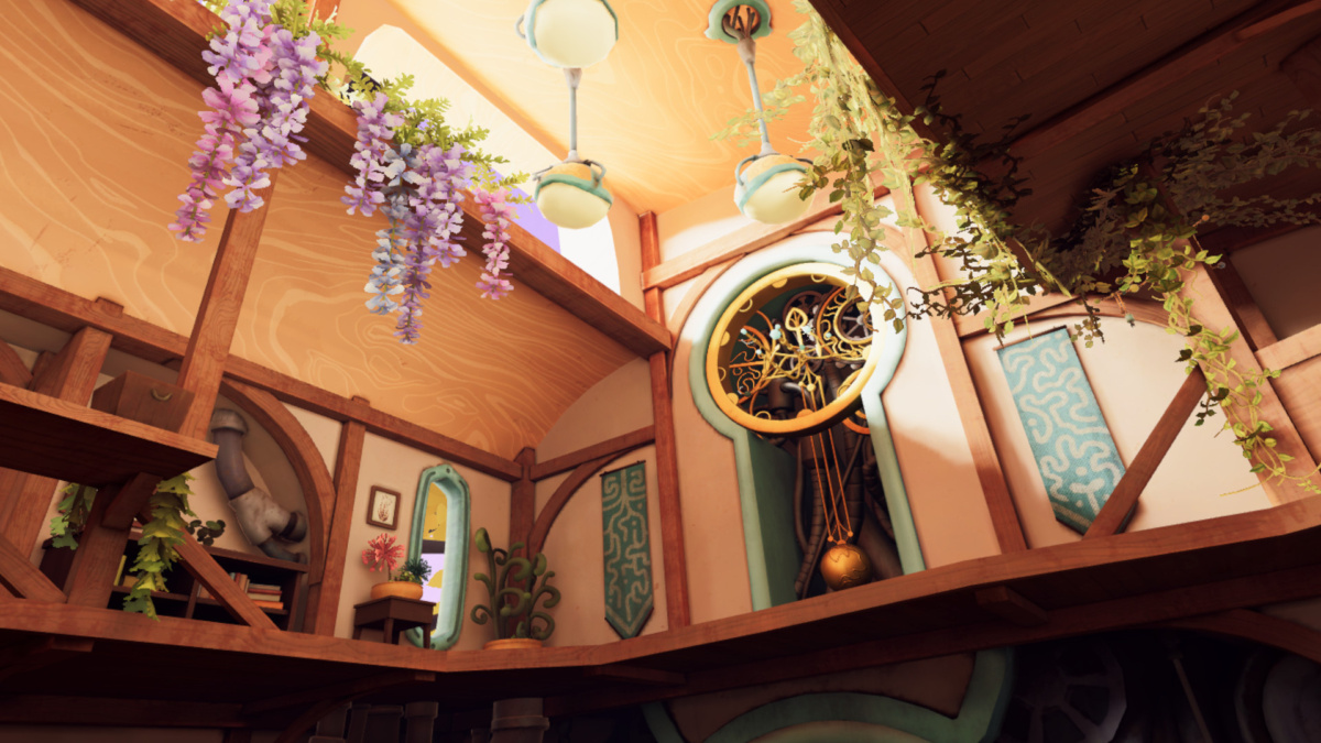 La quatrième des neuf captures d'écran de la page de la boutique Steam de The Last Clockwinder